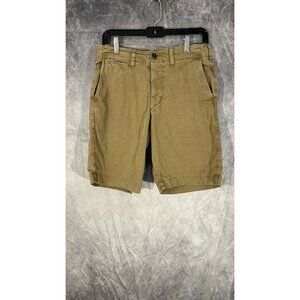 american‎ eagle Chino Tan Shorts Men’s Size 30 Washwear Cotton Blend